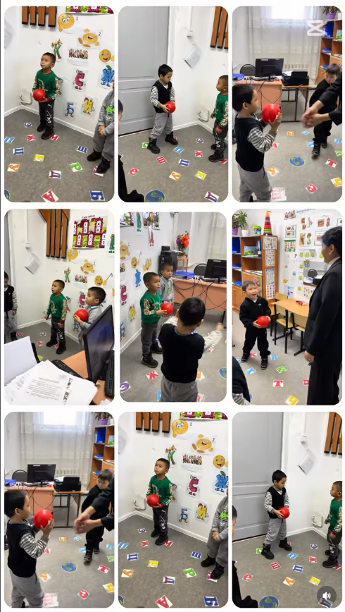 Жетісу облысы, Қаратал ауданы, Жаңаталап орта мектебі, педагог логопед Есимбекова А.К. Мектепалды даярлық сыныппен жұмысы.